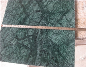 Cheap India Big Flower Green Marble Slabs & Tiles
