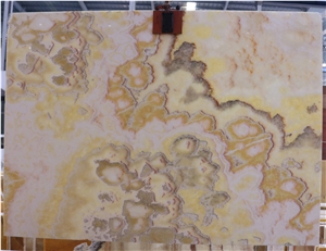 Chinese Honey Yellow Onyx Polished Tiles & Slabs