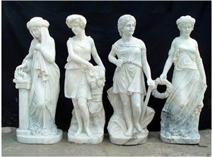 Hand Carving White Marble Statue,Human Sculptures
