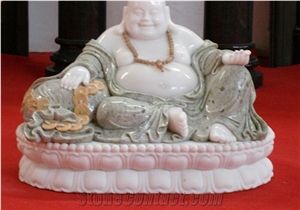 Religious Marble Statue Buddha Statue Maitreya Statue