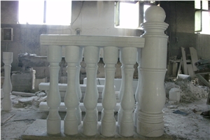 White Marble Balustrade,Railings And Handrails