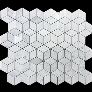 White Marble Mosaic Tiles For Wall Decoration