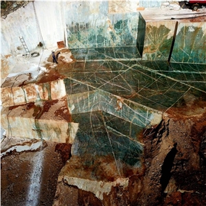 Green Da Vinci Quartzite Quarry
