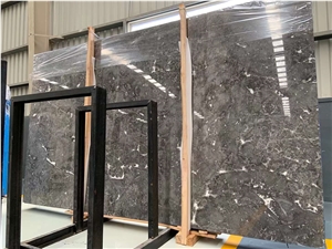 Romantic Grey Marble Big Polished Slabs Originated In China