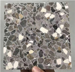 Custom Artificial Wall Tile Attractive Press Terrazzo Slab