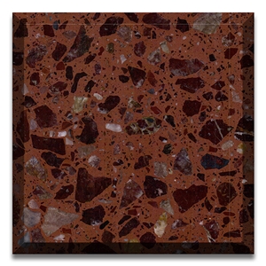 Multi Color Large Artificial Tile Texture Terrazzo Slab