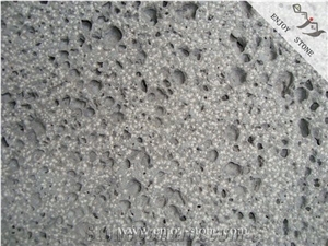 Bush Hammered China Hainan Lava Stone Wall Tiles