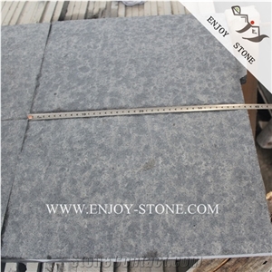 Flamed Mongolia Black Granite Tiles/Slabs