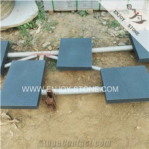 Hainan Lava Stone Tiles/Honed Finish Hainan Black Basalt