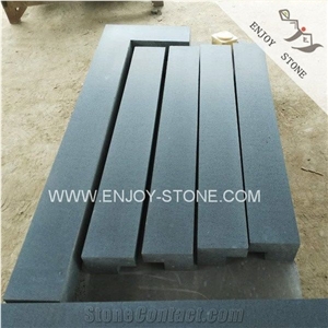 Honed Finish Hainan Black Basalt Tiles/China Black Basalt