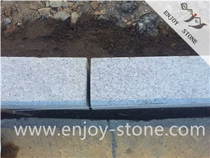 New G603 Shandong White /Flamed/Granite Stone/Road Side/Kerbstone