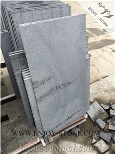Sawn/Machine Cut Zhangpu Grey Basalt Tiles/Cut To Size/Slabs