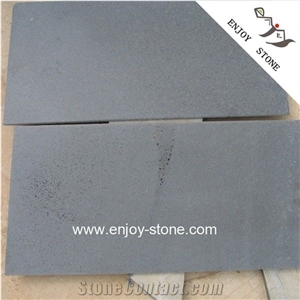 Sawn Zhangpu Black Basalt Drop Face Rebated Tiles