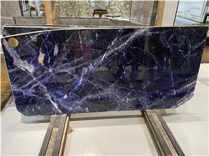 Sodalite Blue Polished Luxury Granite
