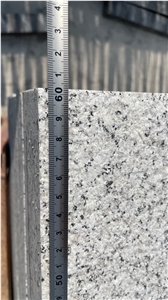 G602 Bianco Sardo Granite Tiles Bushhammered