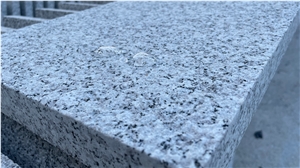 G602 Bianco Sardo Granite Tiles Bushhammered