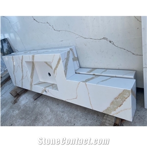 Artificial Stone Countertop , Quartz Kitchen Countertop
