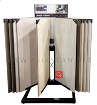 Metal Porcelain And Stone Large Tile Format Wing Display