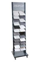 Metal Stone Display Tower For Showroom Or Fairs