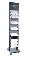 Metal Stone Display Tower For Showroom Or Fairs