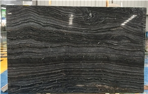 Zebra Black/ Kenya Black/ Silver Wave Marble