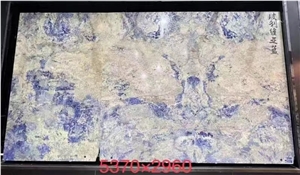 Bolivian Blue Sodalite Polished Big Slabs