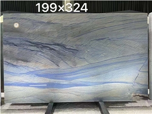 Brazil Azul Macaubas Quartzite Bule Polished Wall Cladding
