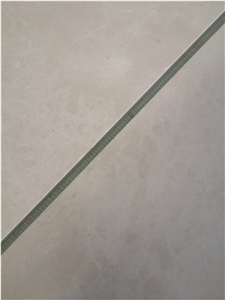Fiberglass Backed Aran White Marble Composite Stone For Interior Wall