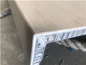 Moca Cream Honed Finishing Honeycomb Panels For Exterior