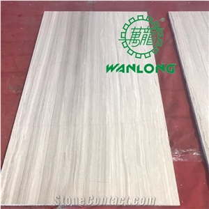White Teak Wood Marble Honeycomb Backed For Wall