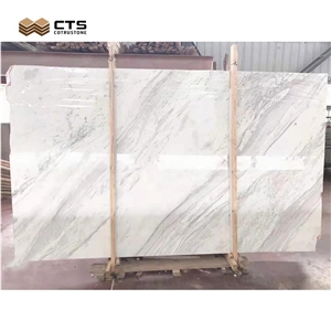 Good Look Wall Tiles Slab Customized Size Jazz White Marble