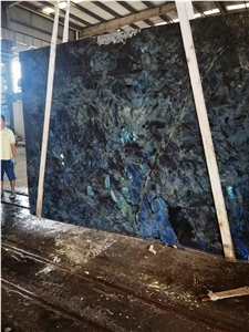 Lemurian Blue Labradorite Blue Granite Slabs Floor Wall