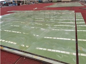 Glass Onyx Composite Honeycomb Backed Panels Translucent Tile Slab