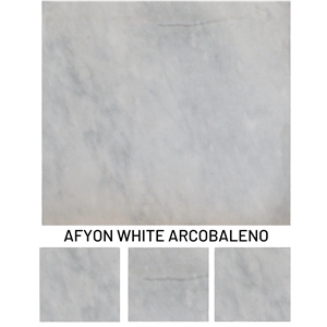 Afyon White Marble - Afyon White Arcobaleno Marble Selection