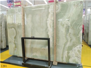 Verde Afghanistan Light Green Onyx Slab Tile In China Market