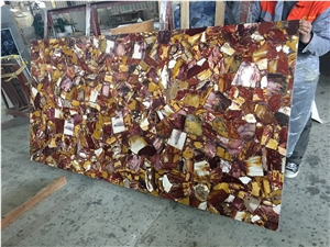 Goldtop Stone OEM/ODM Mookaite Gemstone Big Slab