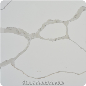 Modern Pattern Calacatta Series 5003 Quartz Stone Slab