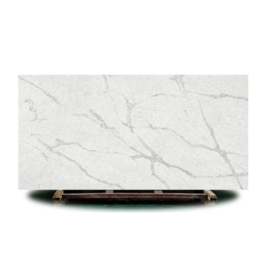 Polished Honed Artificial White Quartz 5008 Calacatta Quartz