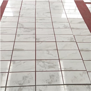 18Mm Or 30 Mm Polished Namibia White Marble Tiles