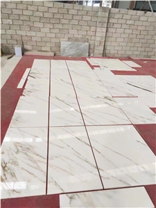 China Calacatta White Marble Tile Floor Wall