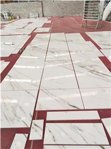 China Calacatta White Marble Tile Floor Wall