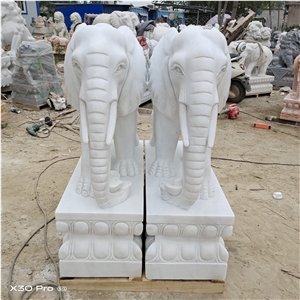 Big White Elephant Sculpture