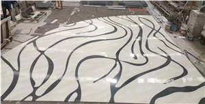 Cary Ice Marble For Waterjet Medallions