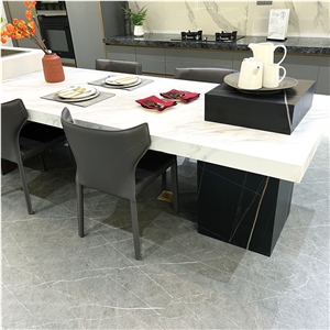 Modern Design Sintered Stone Countertop Kitchen Island Tops