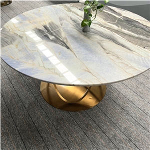 High End Home Furniture Natural Marble Round Coffee Table