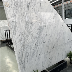 Luxury High Quality Italian Calacatta White Marble Slab Wall