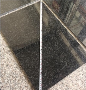 Angola Black Polished Granite Wall And Tiles  Slabs