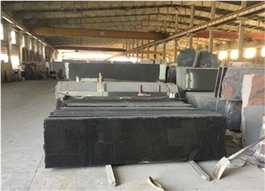 Black Galaxy Granite Slabs, India Black Granite