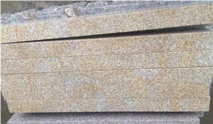 Chinese Yellow Flamed Granite Tile & Slab, G682 Granite