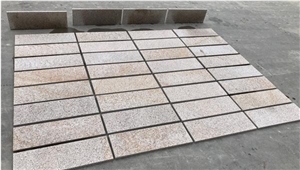 Exterior Decorative Flamed Floor Tiles G682 Beige Granite